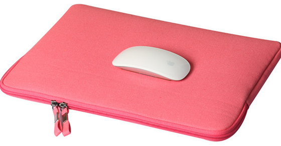 Schokbestendige Laptop van het douaneneopreen Koker Roze Kleur voor Macbook 15 Duim